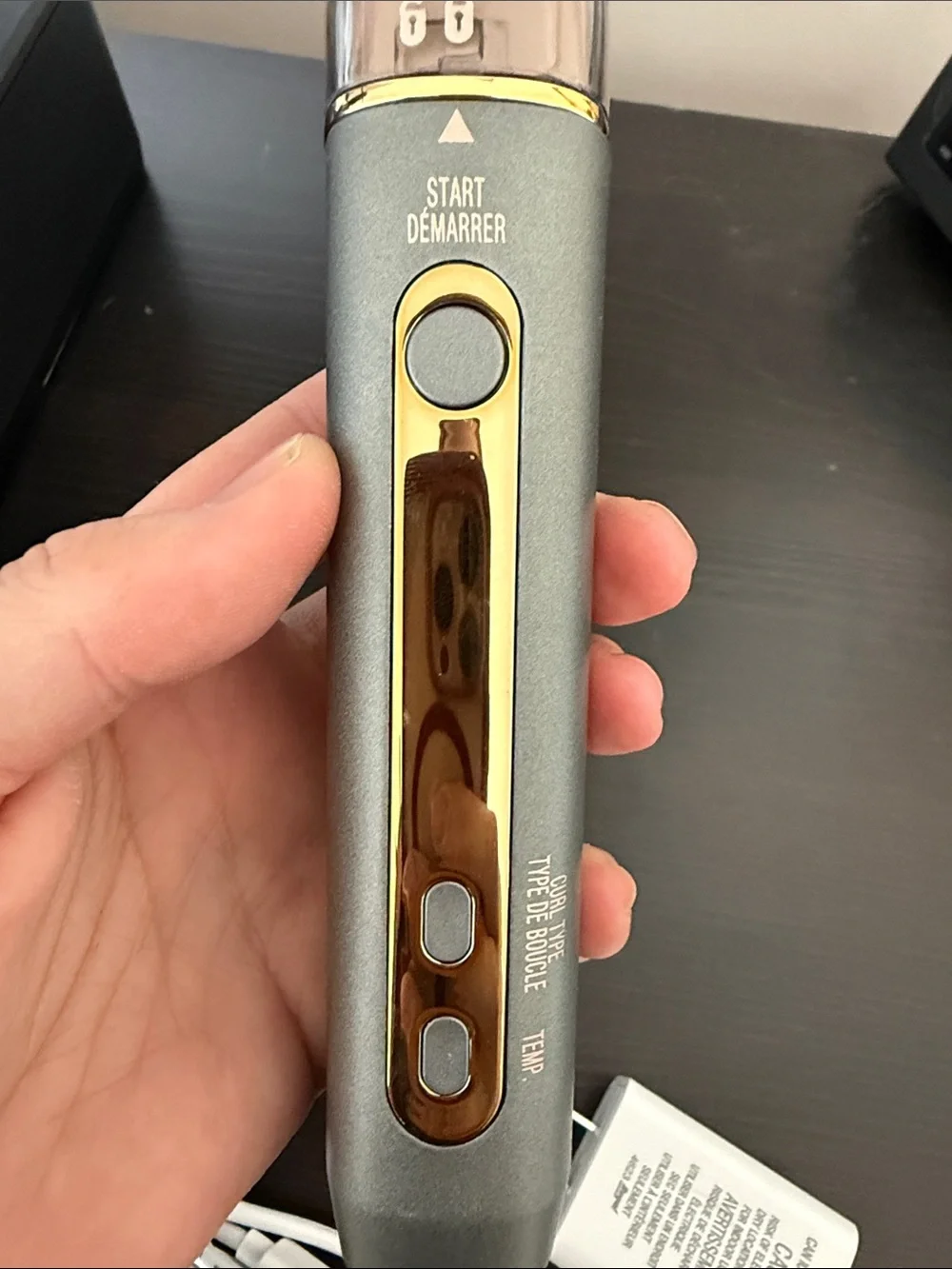 INFINITIPRO by CONAIR curling iron - Gray & Rose Gold - Picture 5 of 7